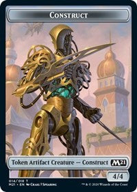 Construct // Soldier Double-Sided Token [Core Set 2021 Tokens] | Total Play