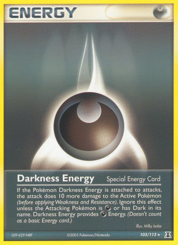 Darkness Energy (103/113) [EX: Delta Species] | Total Play