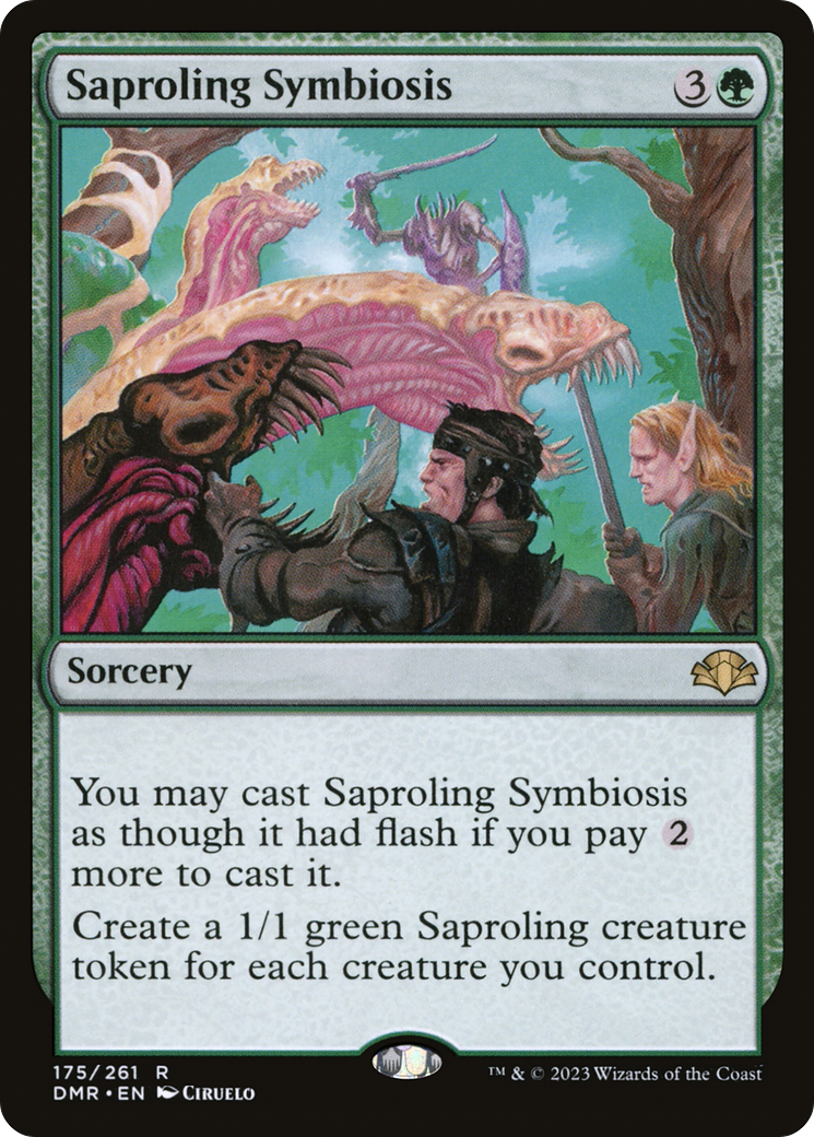 Saproling Symbiosis [Dominaria Remastered] | Total Play