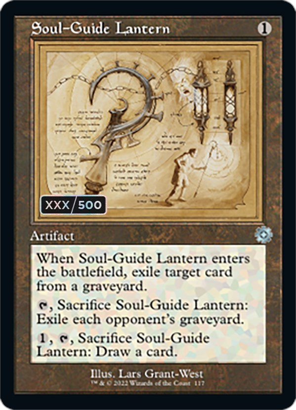 Soul-Guide Lantern (Retro Schematic) (Serialized) [The Brothers' War Retro Artifacts] | Total Play