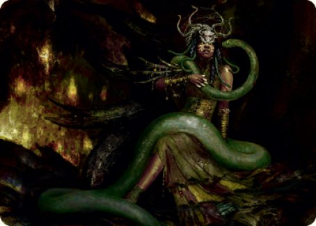 Saryth, the Viper's Fang Art Card [Innistrad: Midnight Hunt Art Series] | Total Play