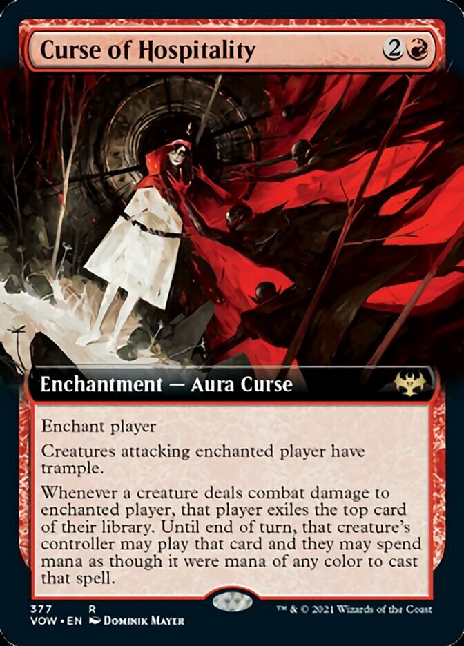 Curse of Hospitality (Extended Art) [Innistrad: Crimson Vow] | Total Play