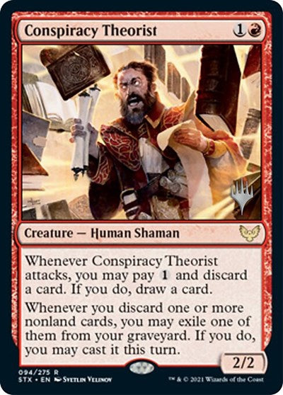 Conspiracy Theorist (Promo Pack) [Strixhaven: School of Mages Promos] | Total Play