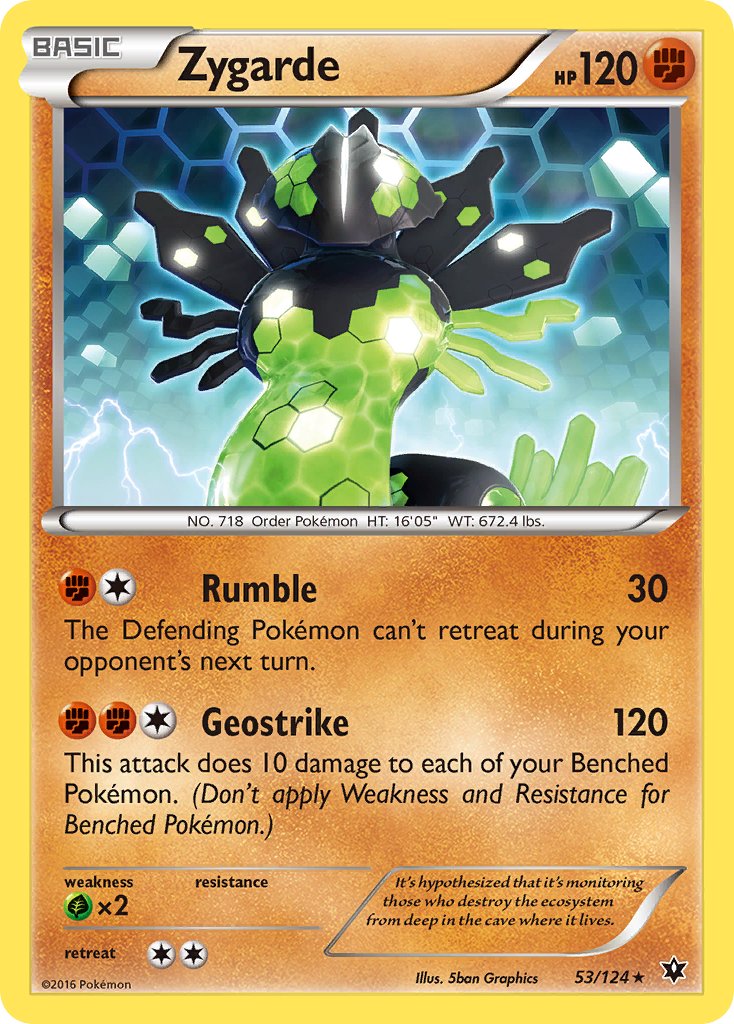 Zygarde (53/124) (Theme Deck Exclusive) [XY: Fates Collide] | Total Play