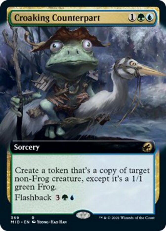 Croaking Counterpart (Extended Art) [Innistrad: Midnight Hunt] | Total Play