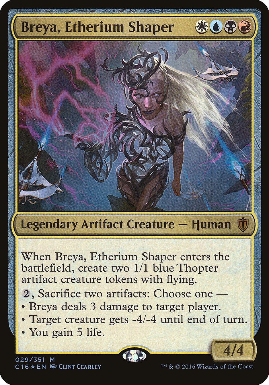 Breya, Etherium Shaper (Oversized) [Commander 2016 Oversized] | Total Play