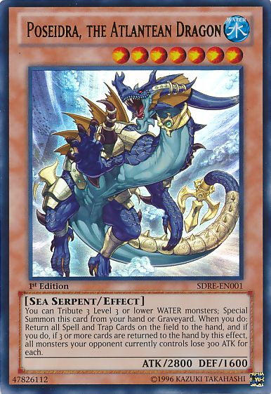 Poseidra, the Atlantean Dragon [SDRE-EN001] Ultra Rare | Total Play