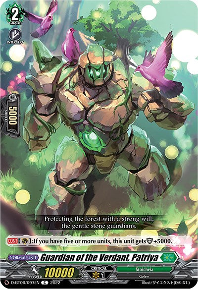 Guardian of the Verdant, Patriya (D-BT06/097EN) [Blazing Dragon Reborn] | Total Play