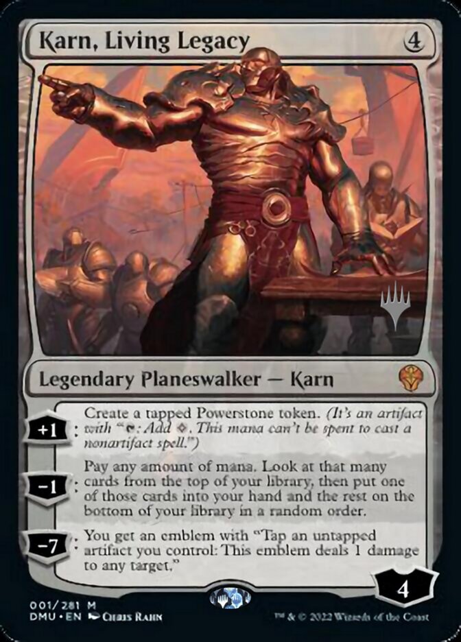 Karn, Living Legacy (Promo Pack) [Dominaria United Promos] | Total Play