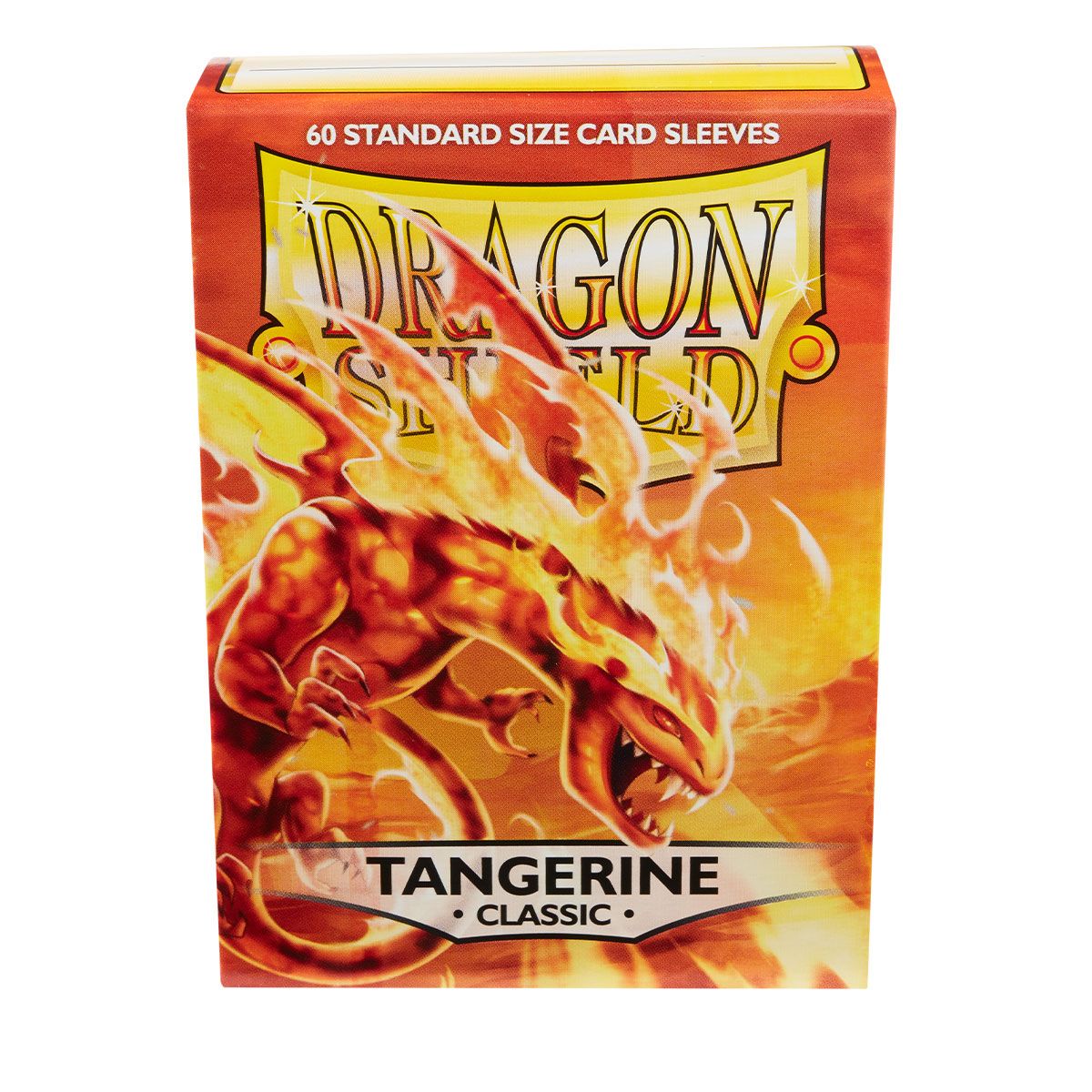 Dragon Shield: Standard 60ct Sleeves - Tangerine (Classic) | Total Play
