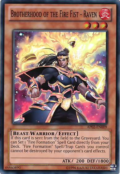 Brotherhood of the Fire Fist - Raven [AP02-EN009] Super Rare | Total Play