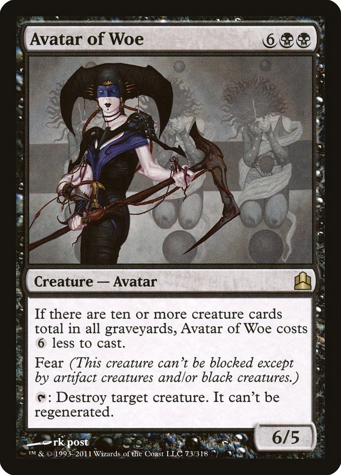 Avatar of Woe [Commander 2011] | Total Play