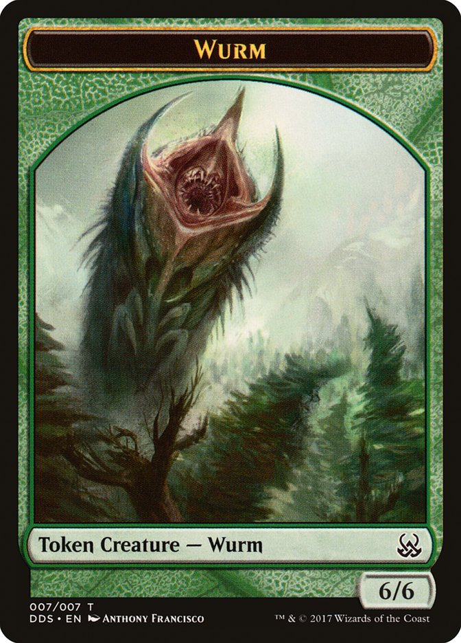 Wurm Token [Duel Decks: Mind vs. Might Tokens] | Total Play