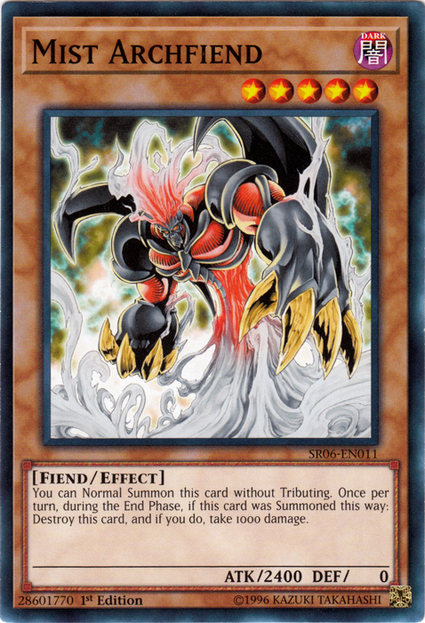 Mist Archfiend [SR06-EN011] Common | Total Play