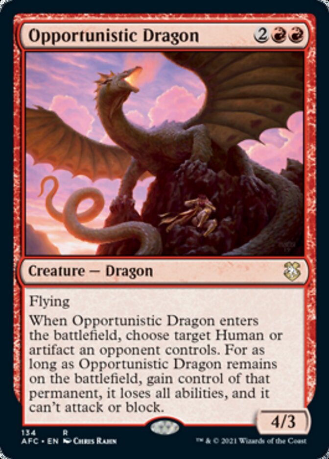 Opportunistic Dragon [Dungeons & Dragons: Adventures in the Forgotten Realms Commander] | Total Play