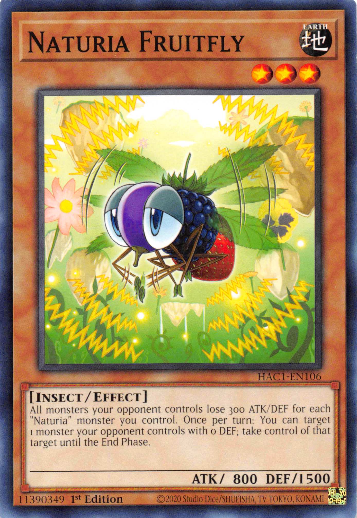 Naturia Fruitfly [HAC1-EN106] Common | Total Play