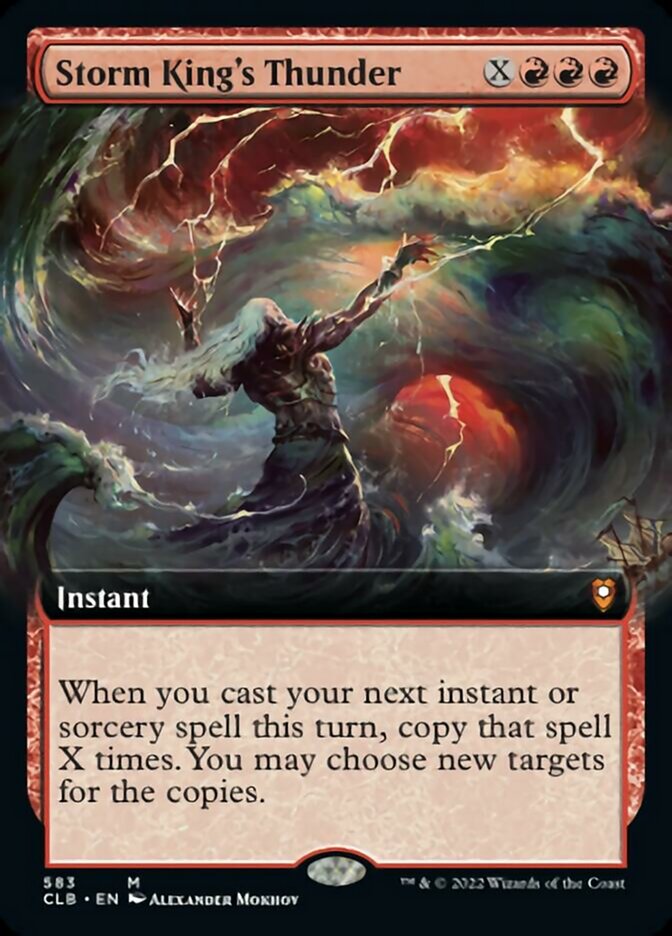 Storm King's Thunder (Extended Art) [Commander Legends: Battle for Baldur's Gate] | Total Play
