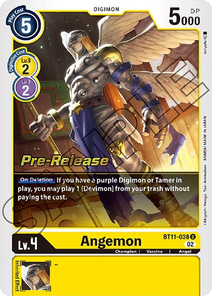 Angemon [BT11-038] [Dimensional Phase Pre-Release Promos] | Total Play
