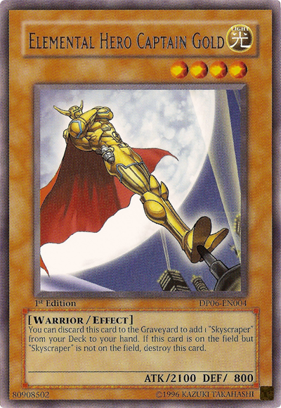 Elemental Hero Captain Gold [DP06-EN004] Rare | Total Play