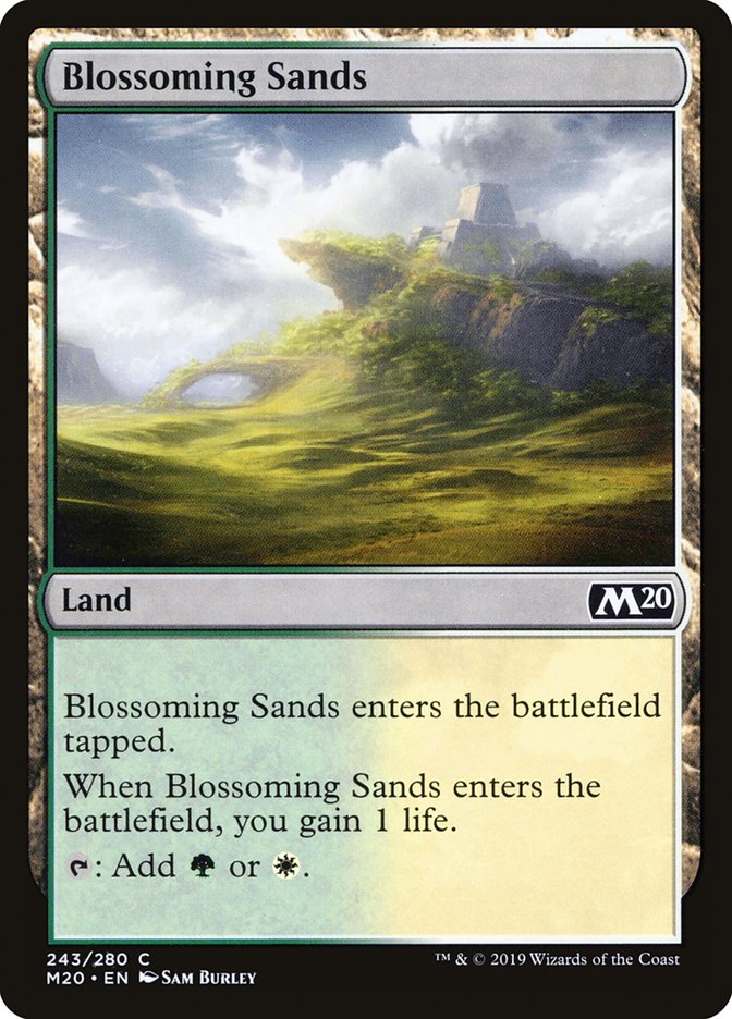 Blossoming Sands [Core Set 2020] | Total Play