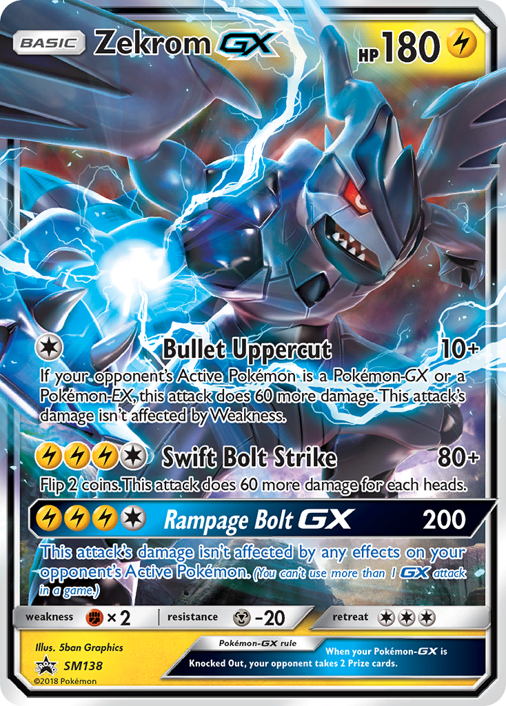 Zekrom GX (SM138) [Sun & Moon: Black Star Promos] | Total Play