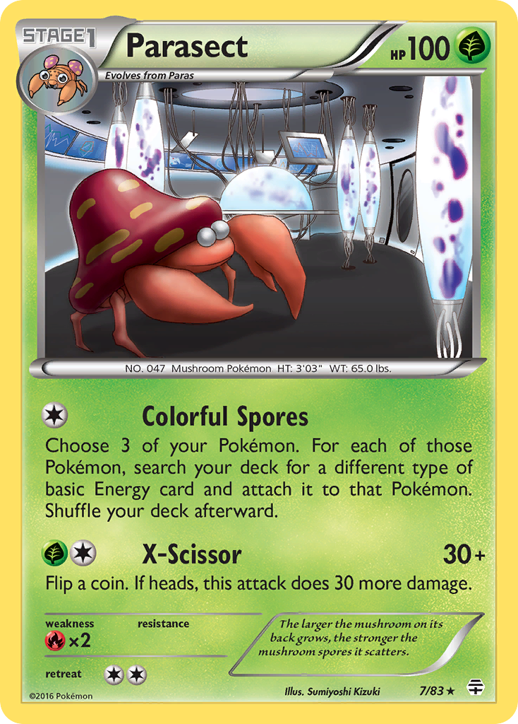 Parasect (7/83) [XY: Generations] | Total Play