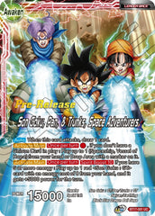 Son Goku // Son Goku, Pan, and Trunks, Space Adventurers (BT17-001) [Ultimate Squad Prerelease Promos] | Total Play