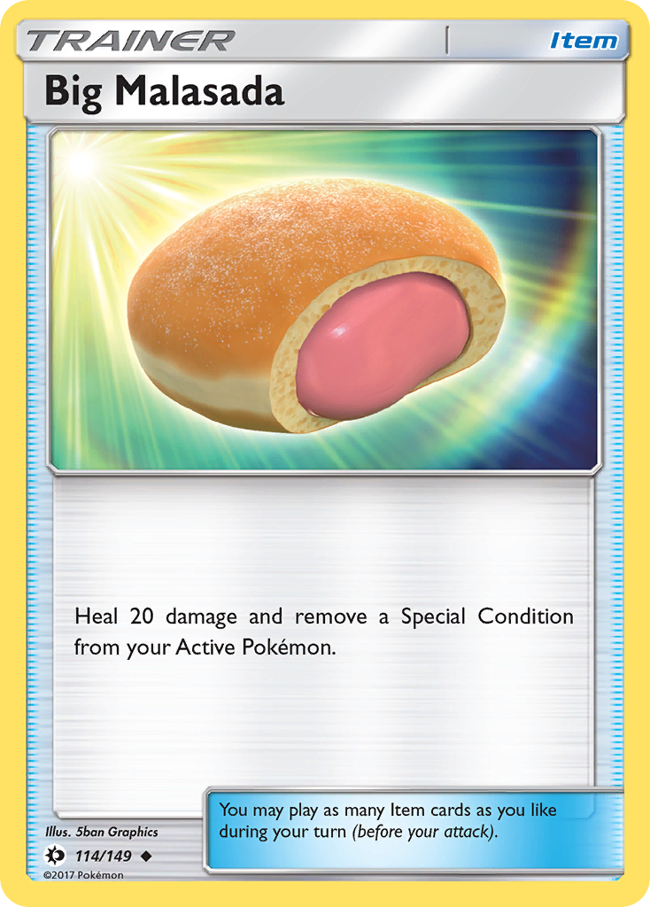 Big Malasada (114/149) [Sun & Moon: Base Set] | Total Play