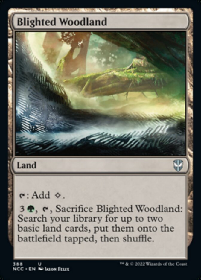 Blighted Woodland [Streets of New Capenna Commander] | Total Play