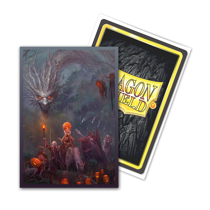 Dragon Shield: Japanese Size 60ct Brushed Art Sleeves - Halloween (2022) | Total Play