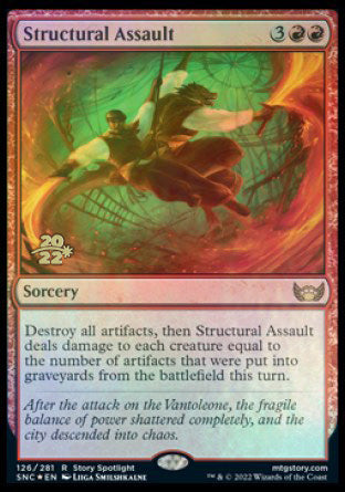 Structural Assault [Streets of New Capenna Prerelease Promos] | Total Play