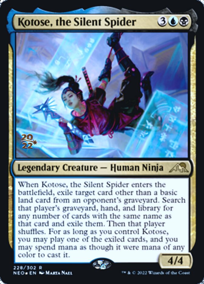 Kotose, the Silent Spider [Kamigawa: Neon Dynasty Prerelease Promos] | Total Play