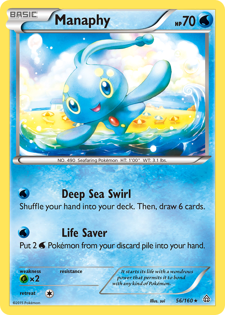 Manaphy (56/160) [XY: Primal Clash] | Total Play