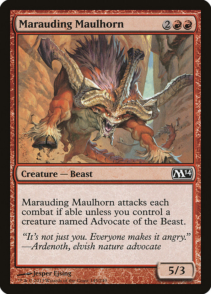 Marauding Maulhorn [Magic 2014] | Total Play