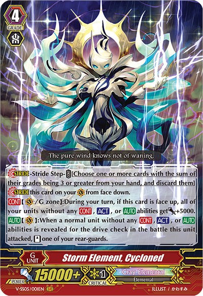 Storm Element, Cycloned (V-SS05/001EN) [Premium Collection 2020] | Total Play