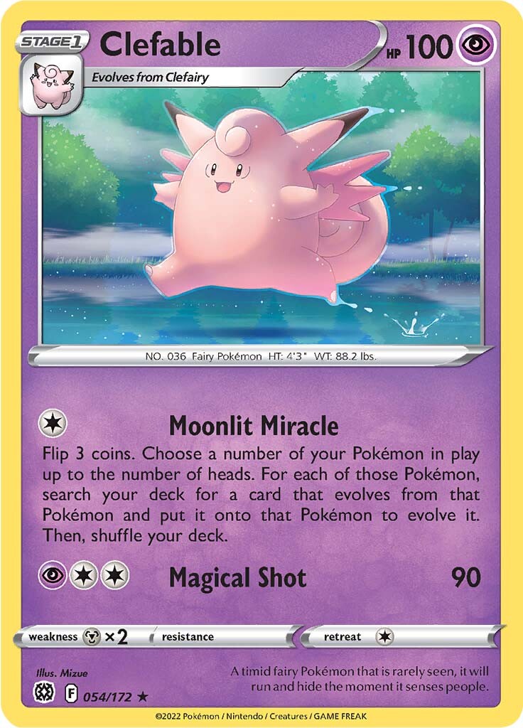 Clefable (054/172) [Sword & Shield: Brilliant Stars] | Total Play