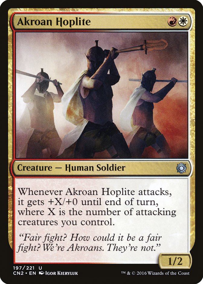 Akroan Hoplite [Conspiracy: Take the Crown] | Total Play