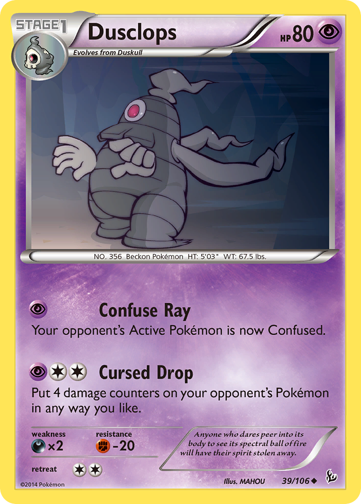 Dusclops (39/106) [XY: Flashfire] | Total Play