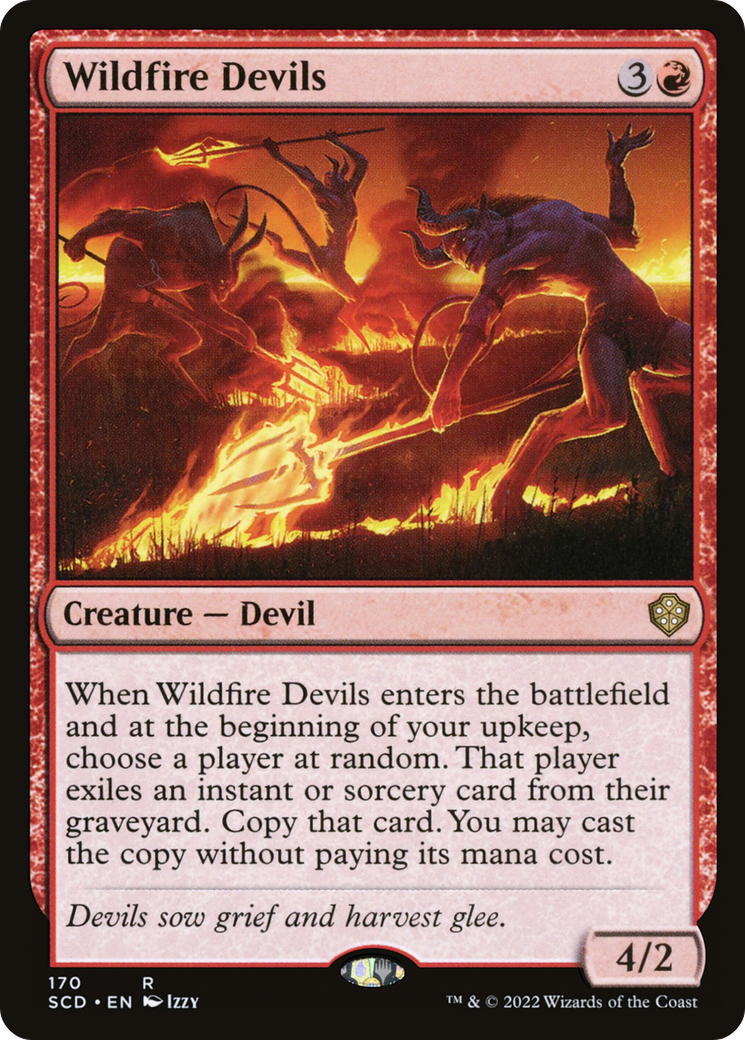 Wildfire Devils [Starter Commander Decks] | Total Play