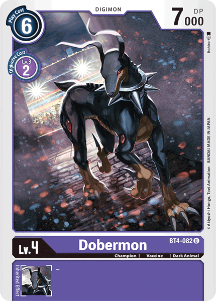Dobermon [BT4-082] [Great Legend] | Total Play