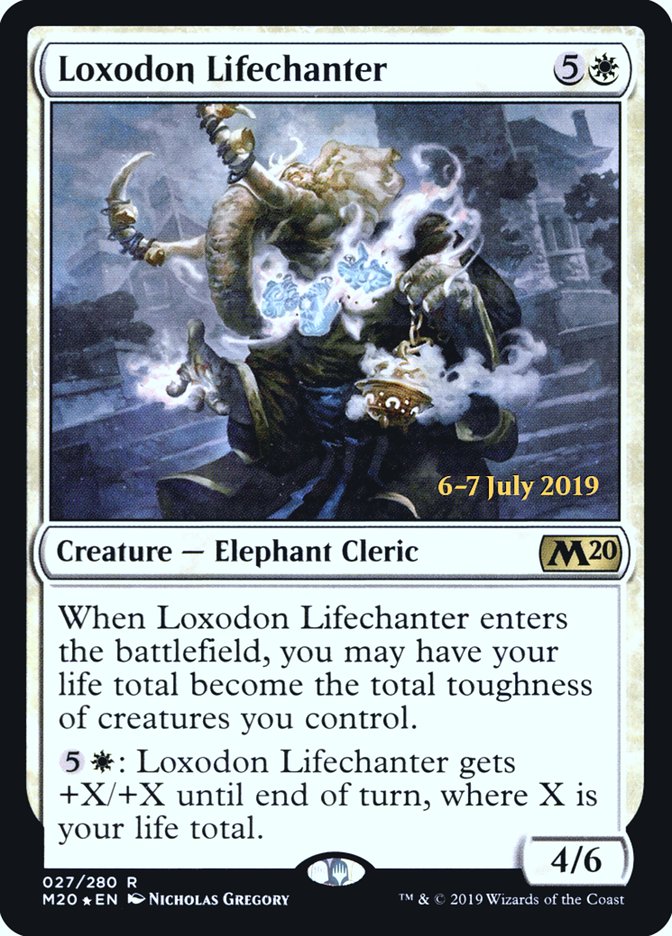 Loxodon Lifechanter [Core Set 2020 Prerelease Promos] | Total Play