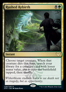 Rushed Rebirth [Strixhaven: School of Mages] | Total Play