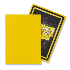 Dragon Shield: Standard 100ct Sleeves - Yellow (Matte) | Total Play