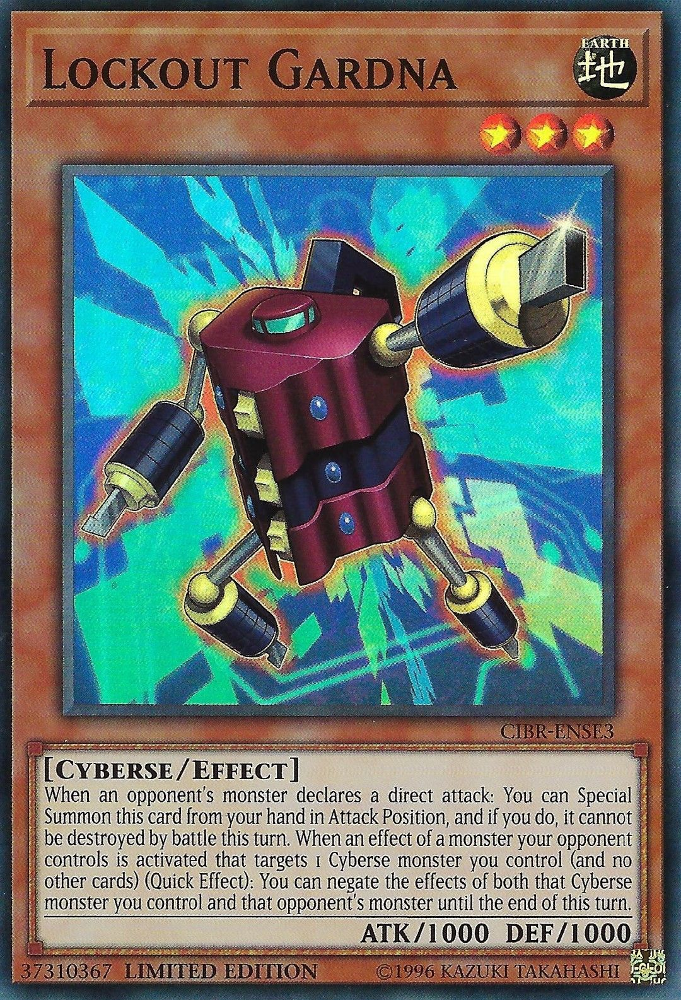 Lockout Gardna [CIBR-ENSE3] Super Rare | Total Play