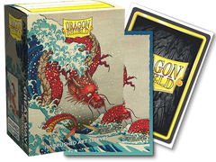 Dragon Shield: Standard 100ct Brushed Art Sleeves - The Great Wave | Total Play