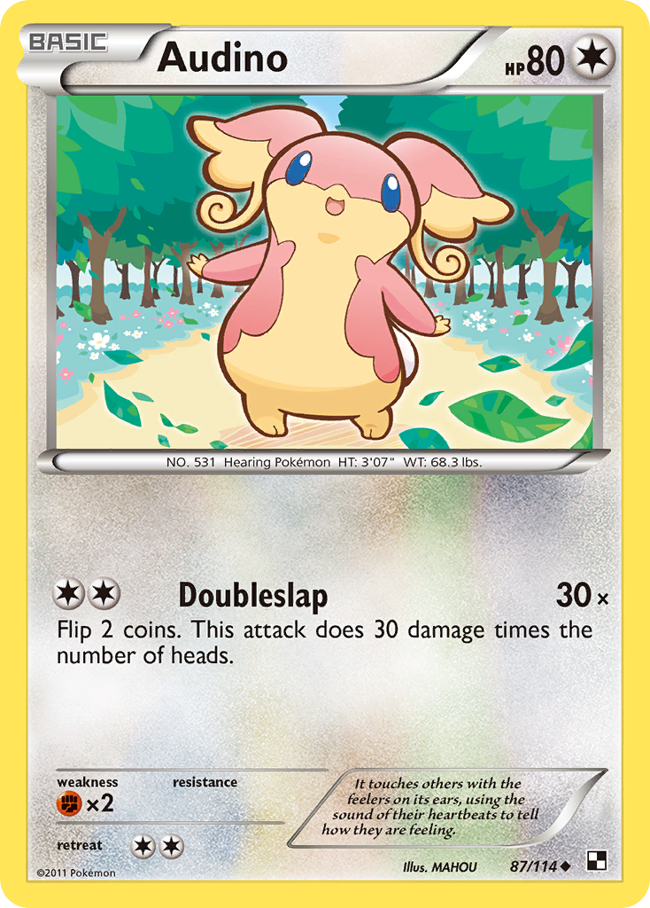 Audino (87/114) [Black & White: Base Set] | Total Play