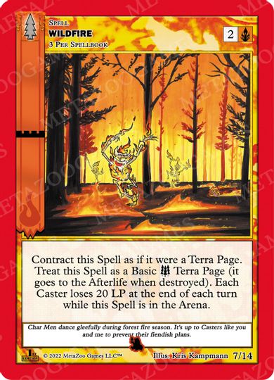Wildfire [Cryptid Nation: Wilderness First Edition Theme Deck] | Total Play