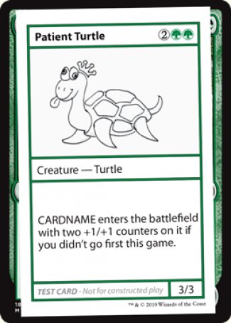 Patient Turtle (2021 Edition) [Mystery Booster Playtest Cards] | Total Play