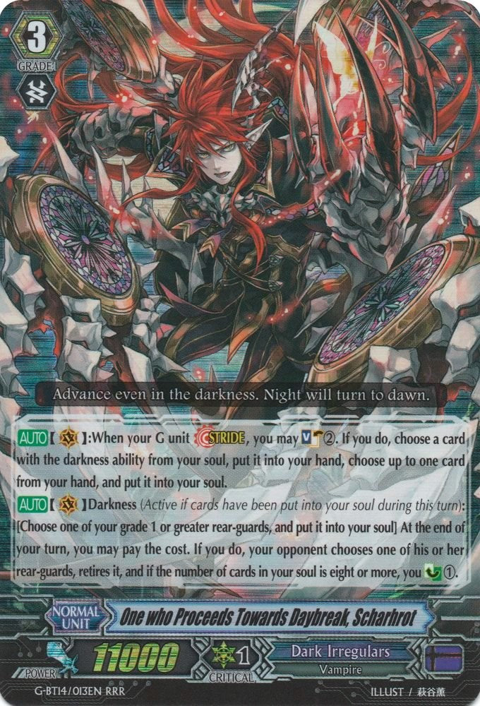 One who Proceeds Towards Daybreak, Scharhrot (G-BT14/013EN) [Divine Dragon Apocrypha] | Total Play