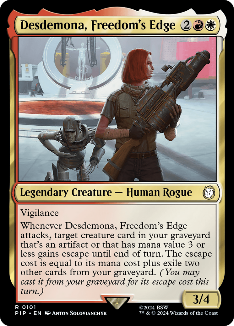 Desdemona, Freedom's Edge [Fallout] | Total Play
